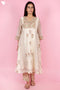 Chanderi Silk Kurta Set With Block Print